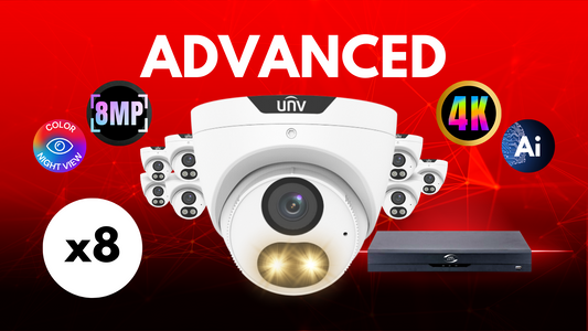 UNV Advanced IP Camera 8Pk
