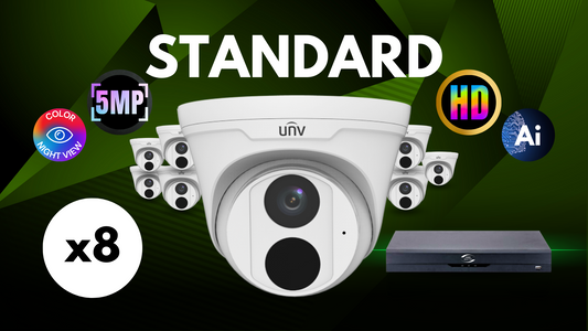 UNV Standard IP Camera 8Pk