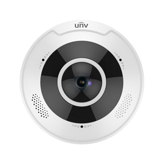 4K Ultra HD Vandal-resistant Fisheye Fixed Dome Camera